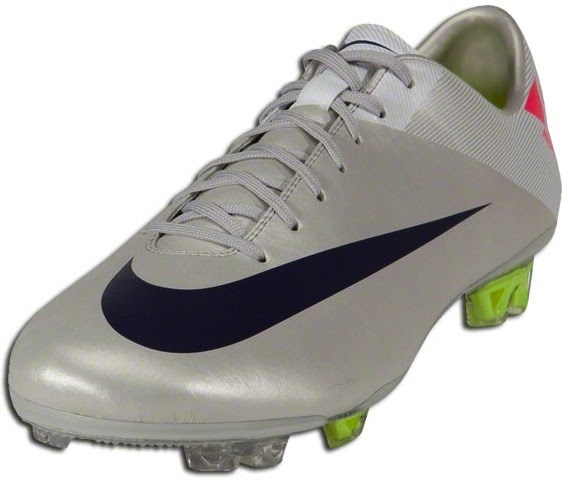 nike mercurial vapor red silver