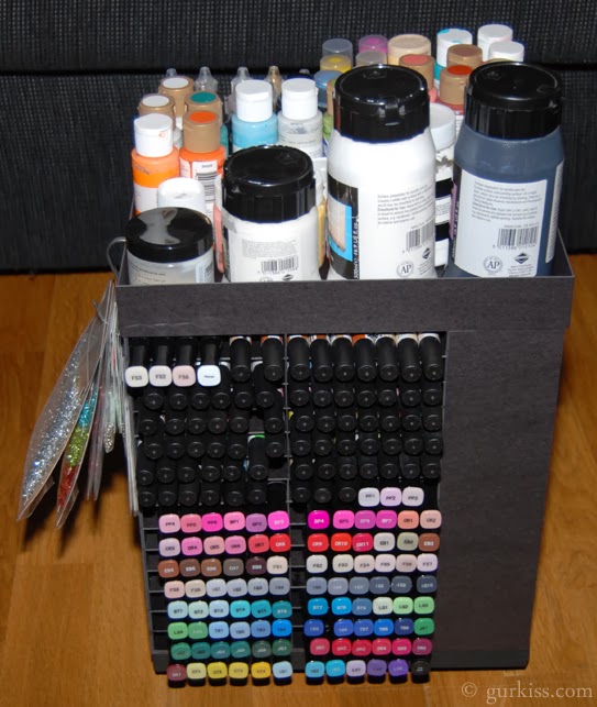 CRAFTY STORAGE Gurkis DIY Ink pad storage