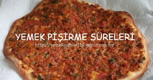 pizza pişirme süresi