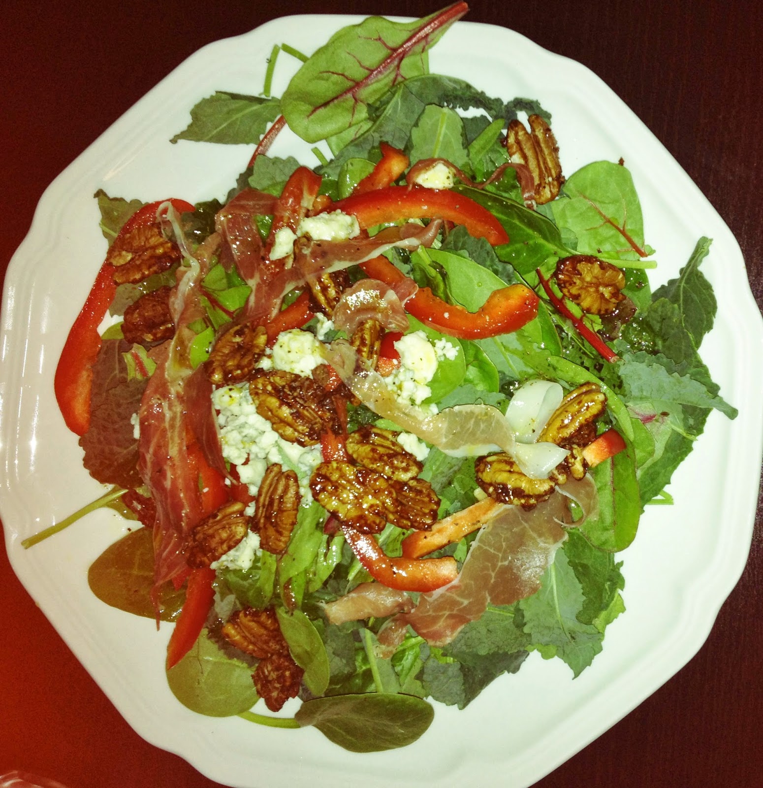 Life. Design. Happiness Candied Pecan Prosciutto Kale, Swiss Chard