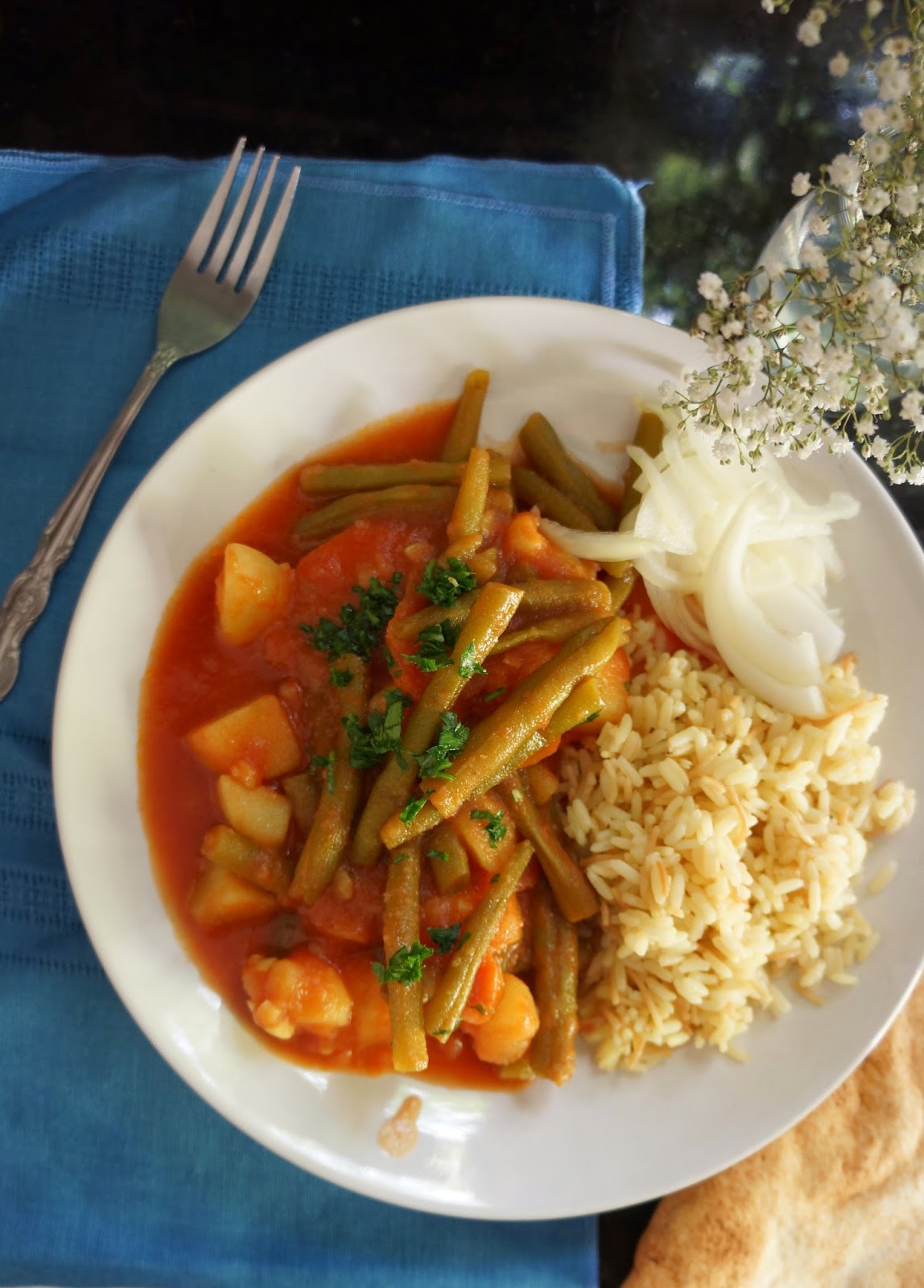 Lebanese green beans