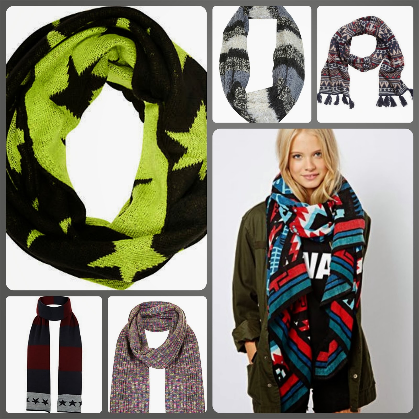 Mens Snood Scarf River Island Mens Snood Scarf River Island
