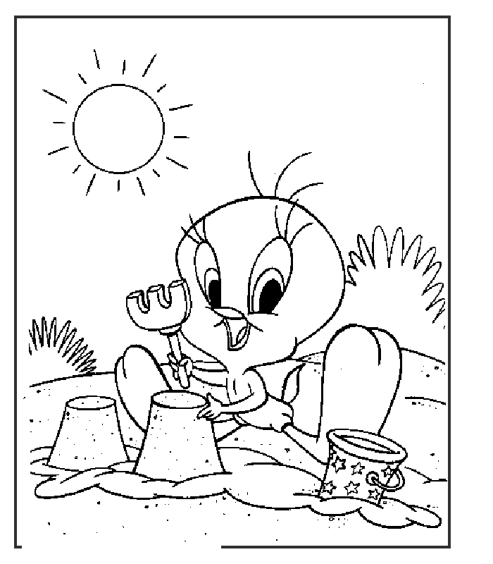 Tweety Coloring pages Printable Cartoon For Kids