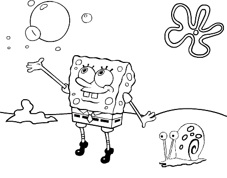 Bob Esponja para colorear enamorado - Imagui Bob Esponja para colorear enamorado - Imagui