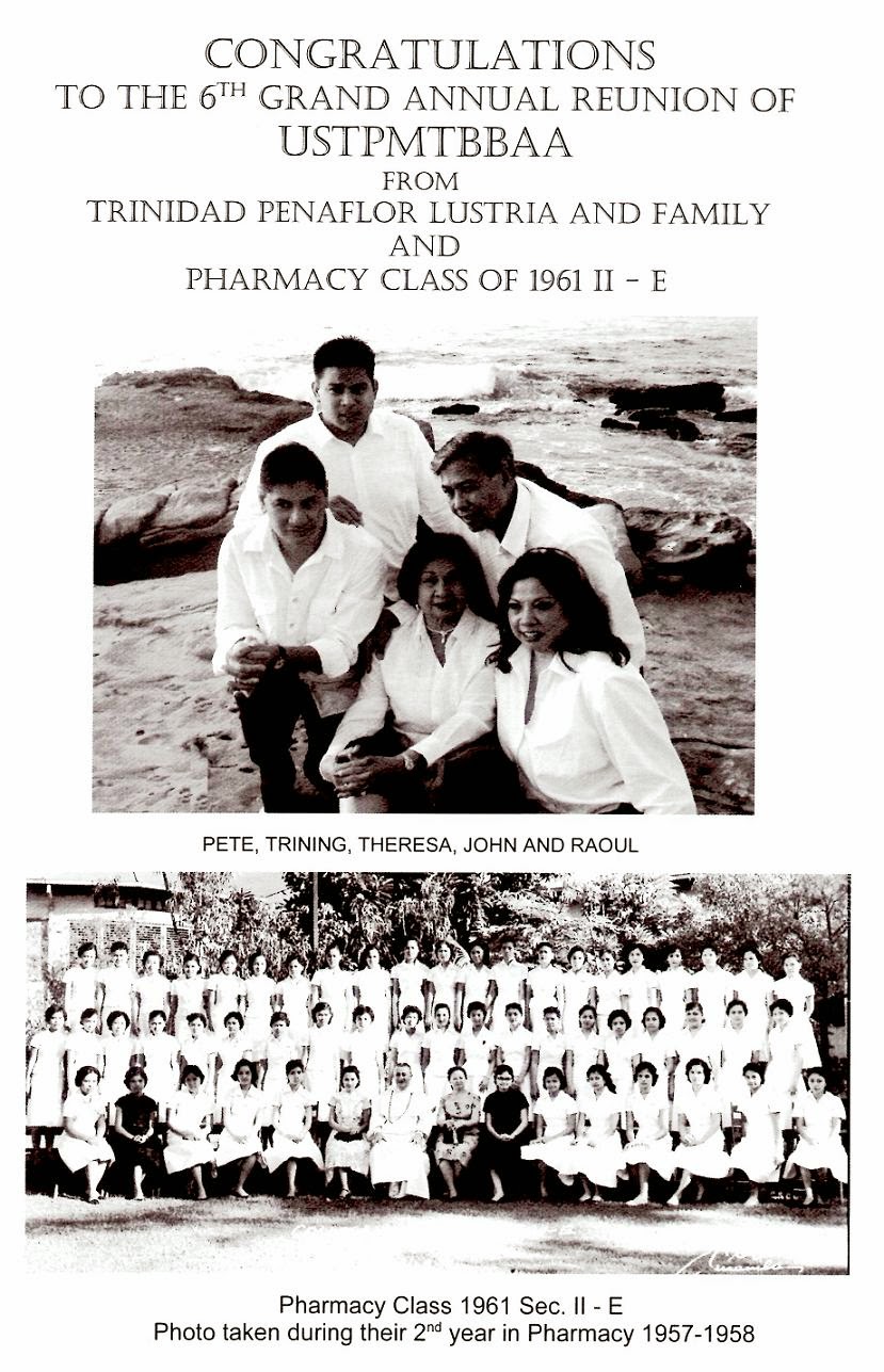 UNIVERSITY OF SANTO TOMAS GRAND ALUMNI Souvenir Program Ads Greetings