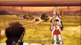 Sword Art Online Image 4 Asuna invites Kirito to dinner after a nap