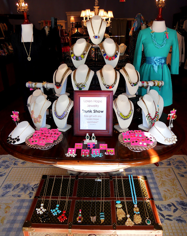 the blog at periwinkle shop Fashion Alert Loren Hope Jewelry Trunk Show!