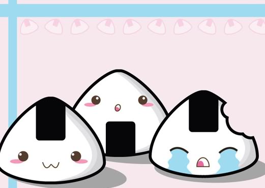 kyaa pobre onigiri esta llorando u,u nanai onigiri yo se que alguien comentara