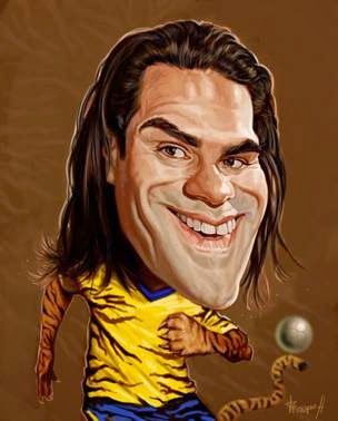 Caricatura Falcao