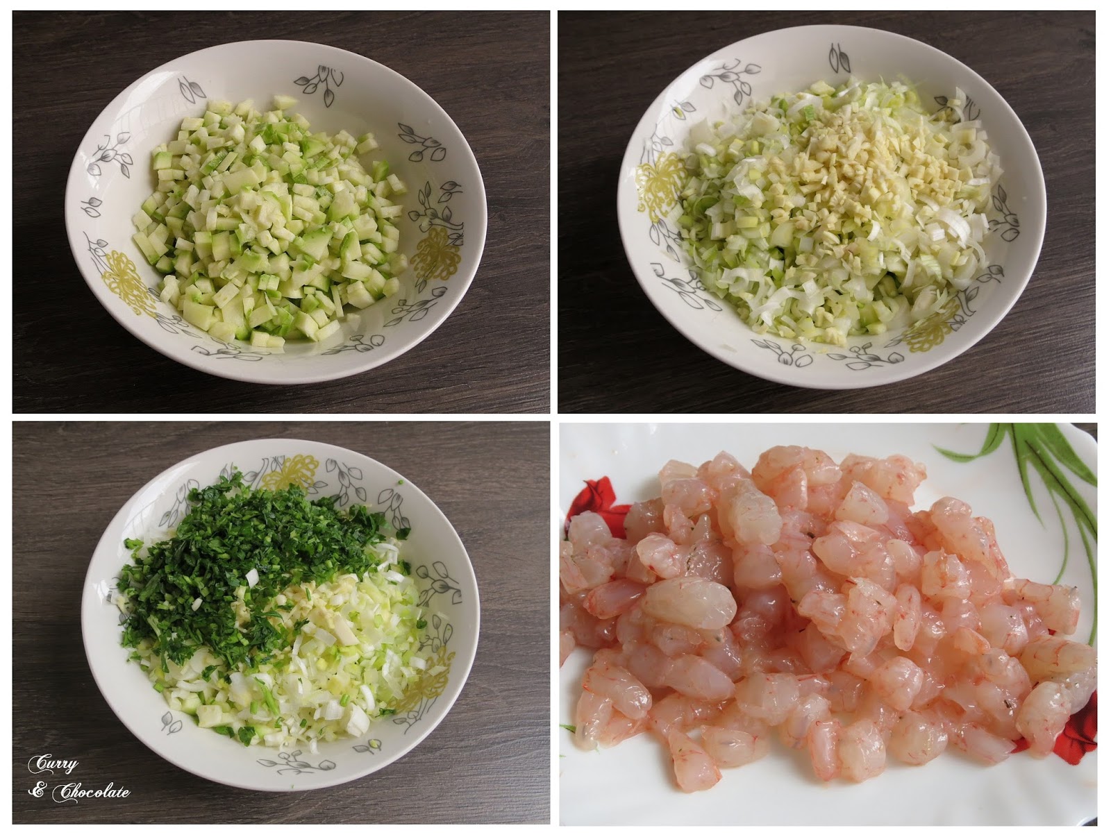 Ingredientes preparados Ingredientes preparados