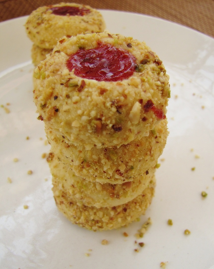 Super Yummy Recipes Delicious Eggless Thumbprint Jam Cookies