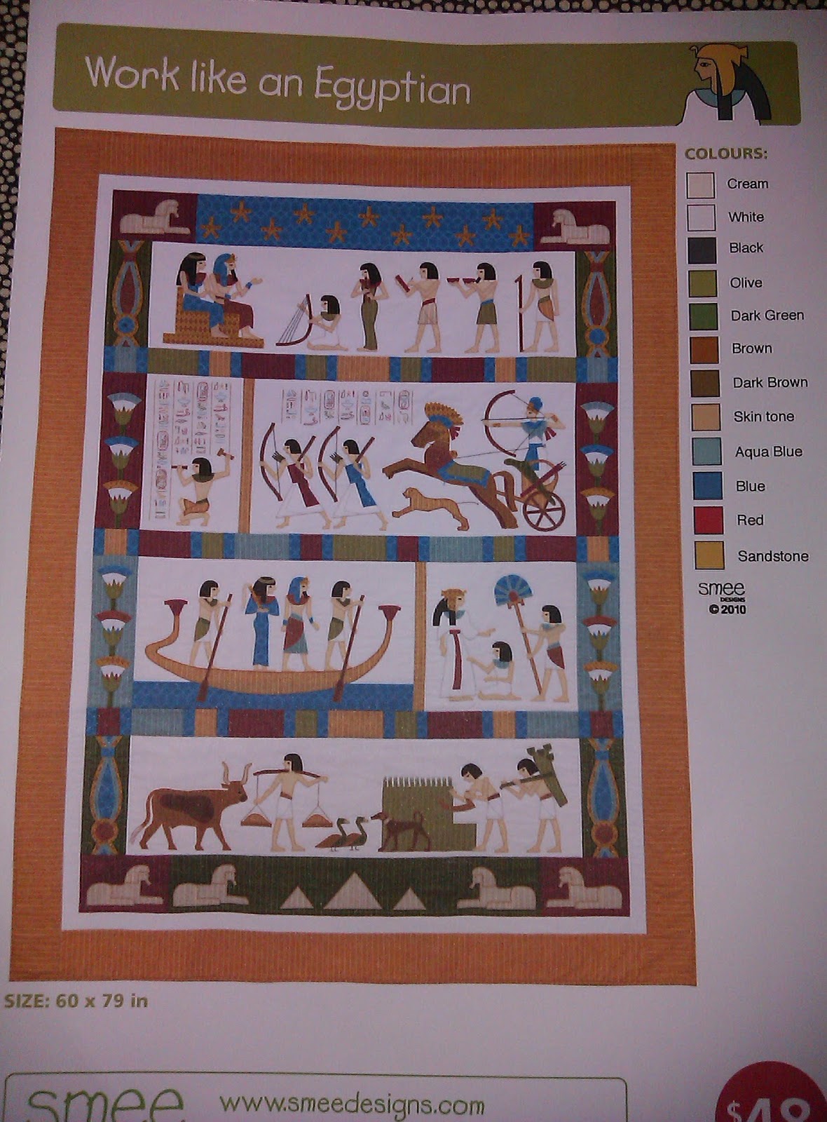 annequiltingforfun Work like an Egyptian Quilt