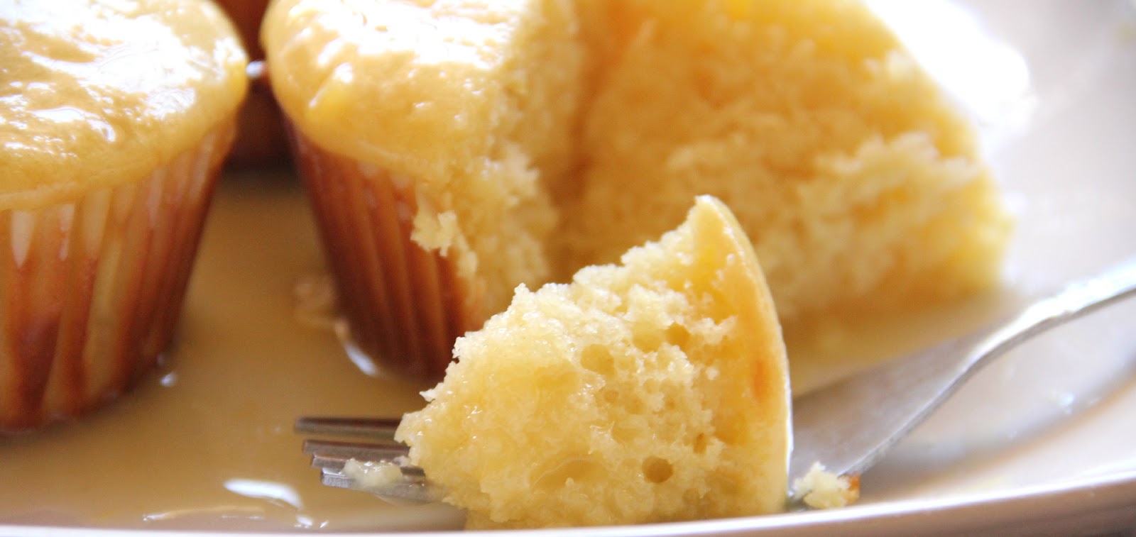 My Happy Place Orange Muffins with Fresh Orange Glaze