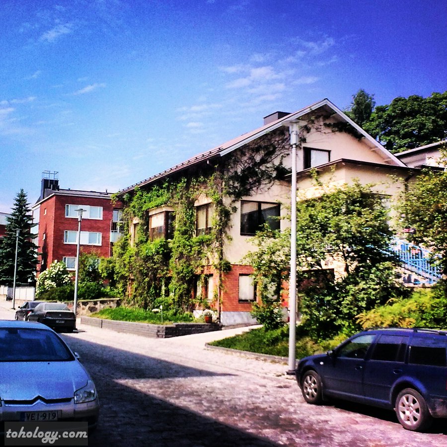 Street near PerheHotelli Street near PerheHotelli in Savonlinna