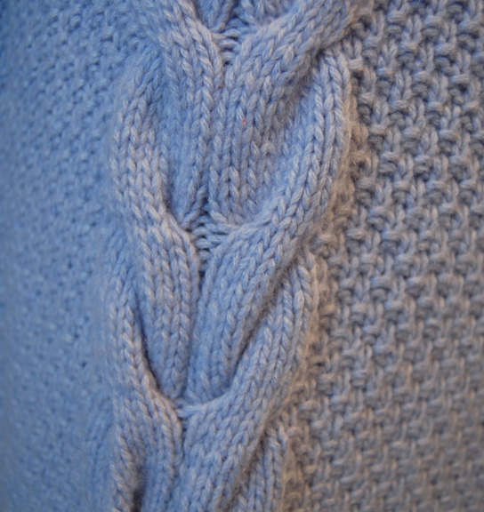 Jennifer Knits Los Angeles: Plymouth Cashmere Cable and Seed Stitch Coat