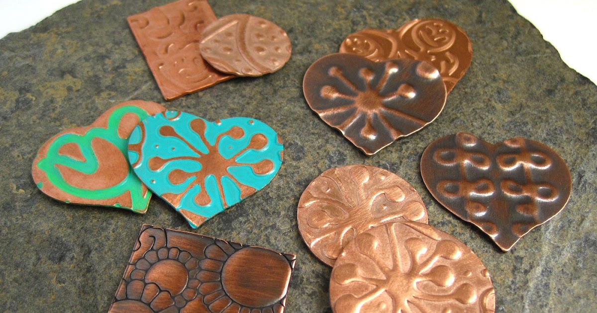 Cinnamon Jewellery Embossing Metal With My Sizzix Bigshot