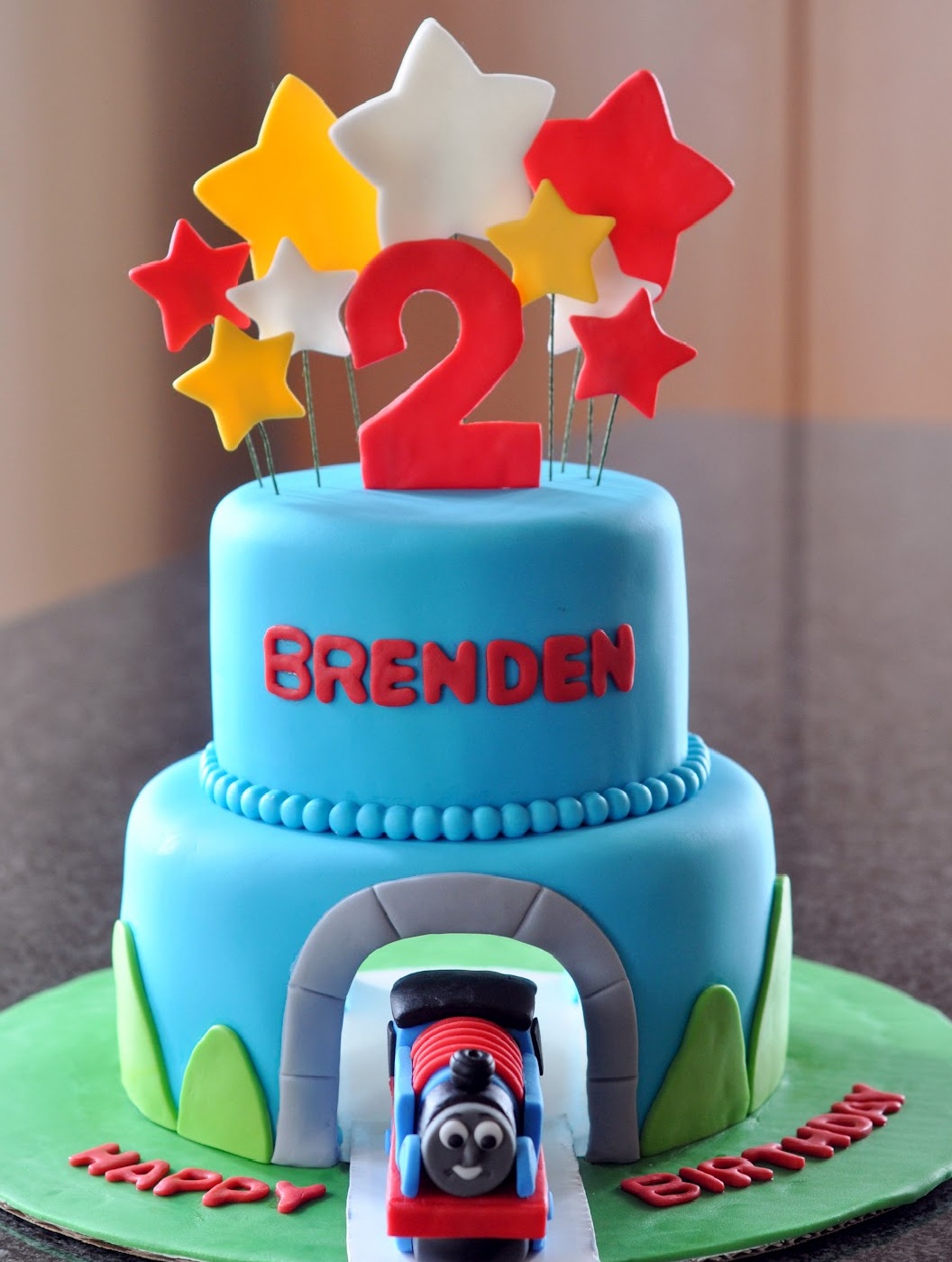 Thomas the Train Real Tunnel Cake Sweet Kat's Creations