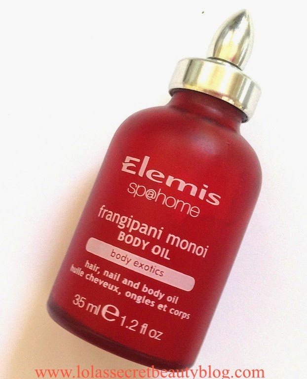 lola's secret beauty blog Elemis Spa at Home Frangipani Monoi Body Oil