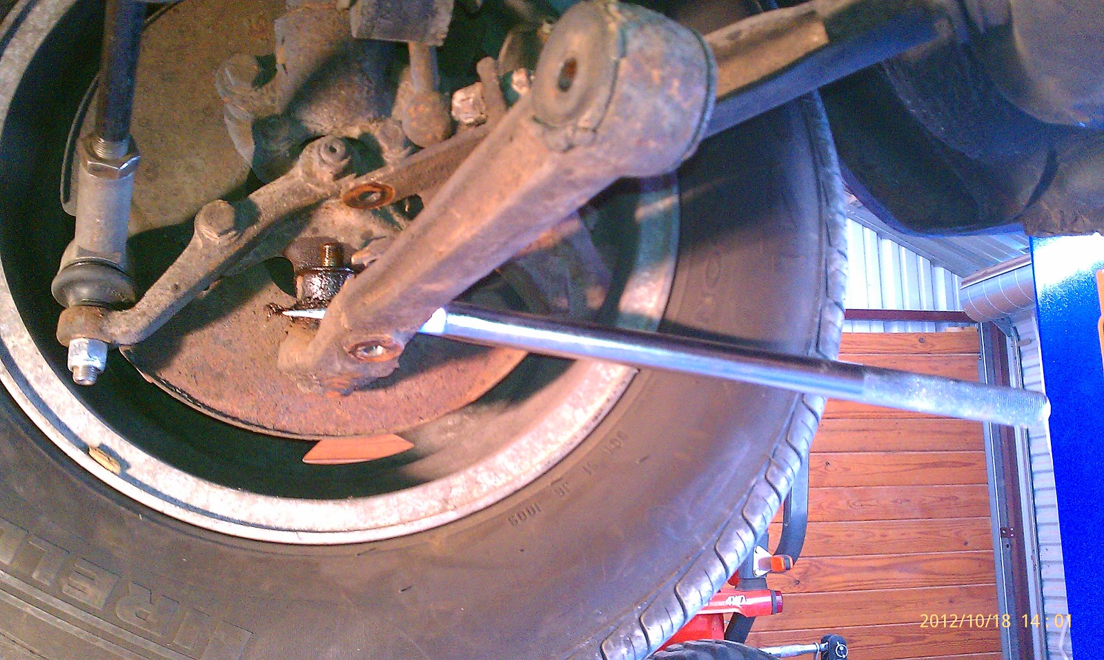 Triumph Stag Project Ball Joints Replaced