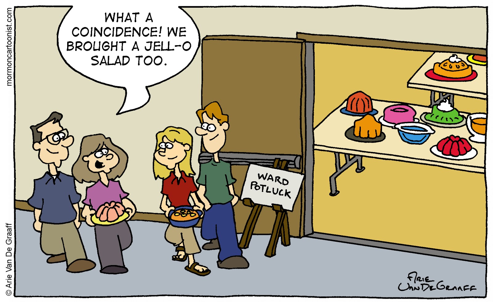 Ward Cartoonist Ward Potluck