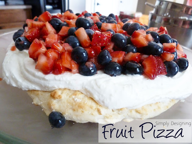 Fresh Fruit Pizza #recipe #fruit #dessert