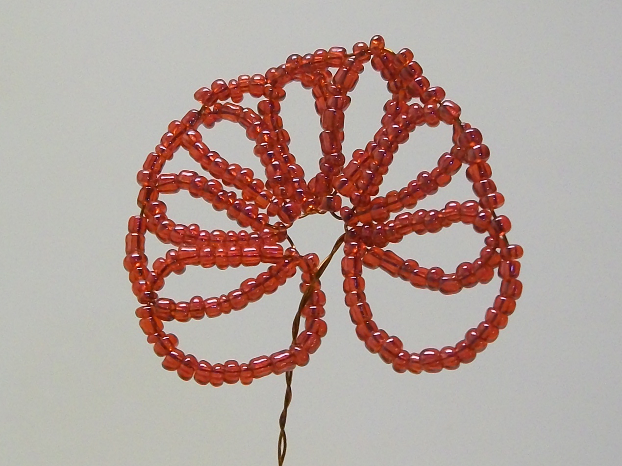 Beading for the very beginners Rose bush