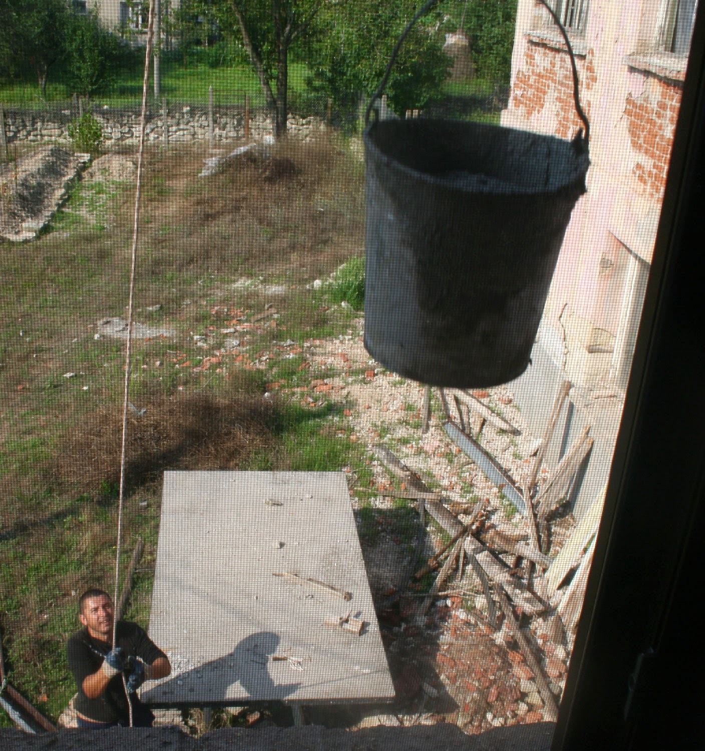 Orhan hauling away Orhan hauling away