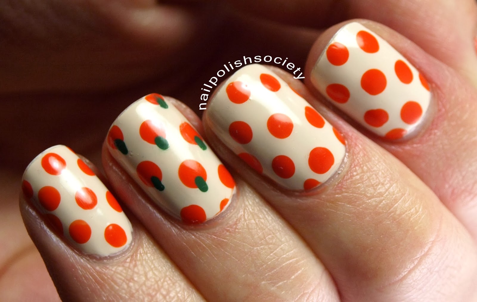 pumpkin color nail polish
