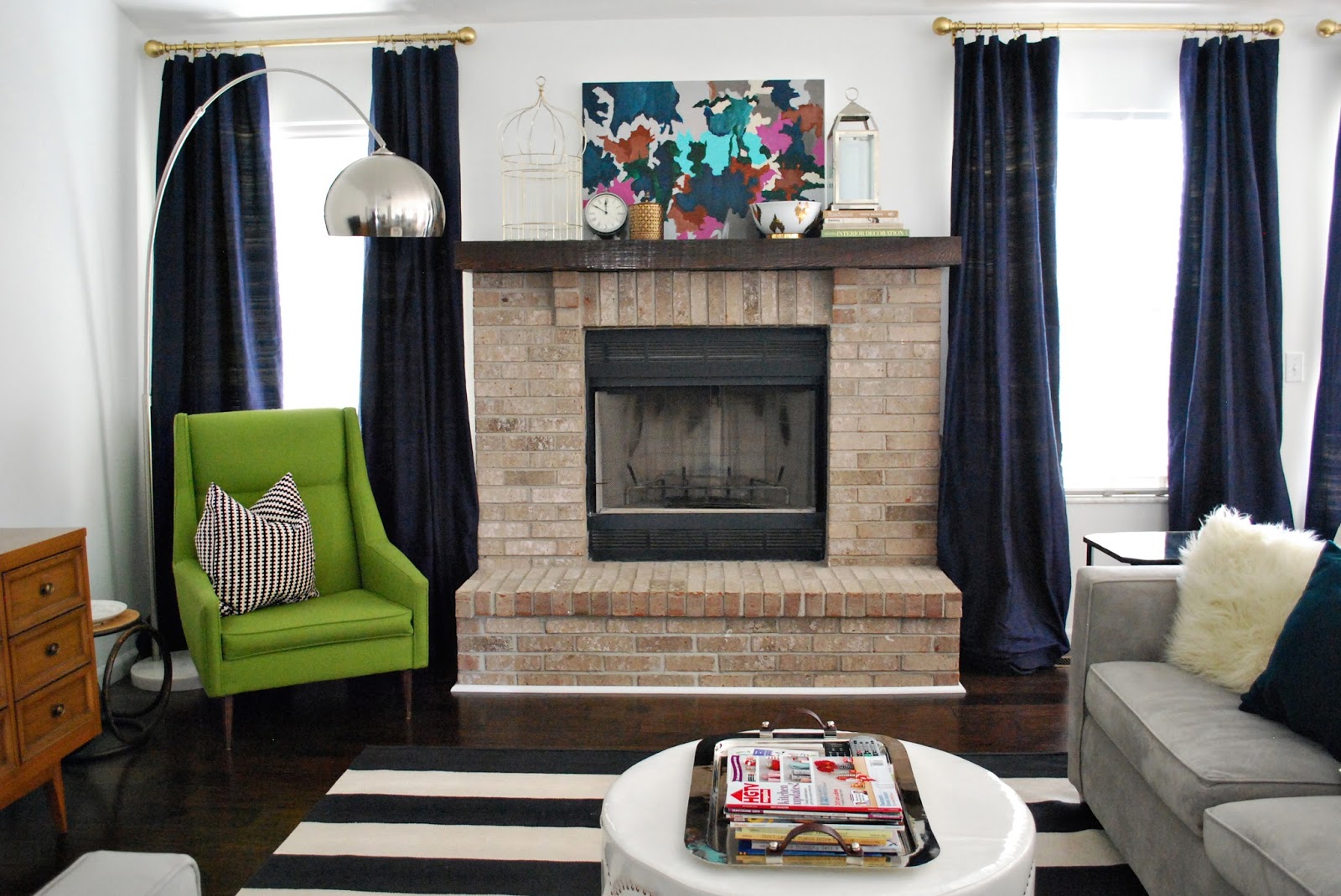 Living Room Updates & DIY Art title=