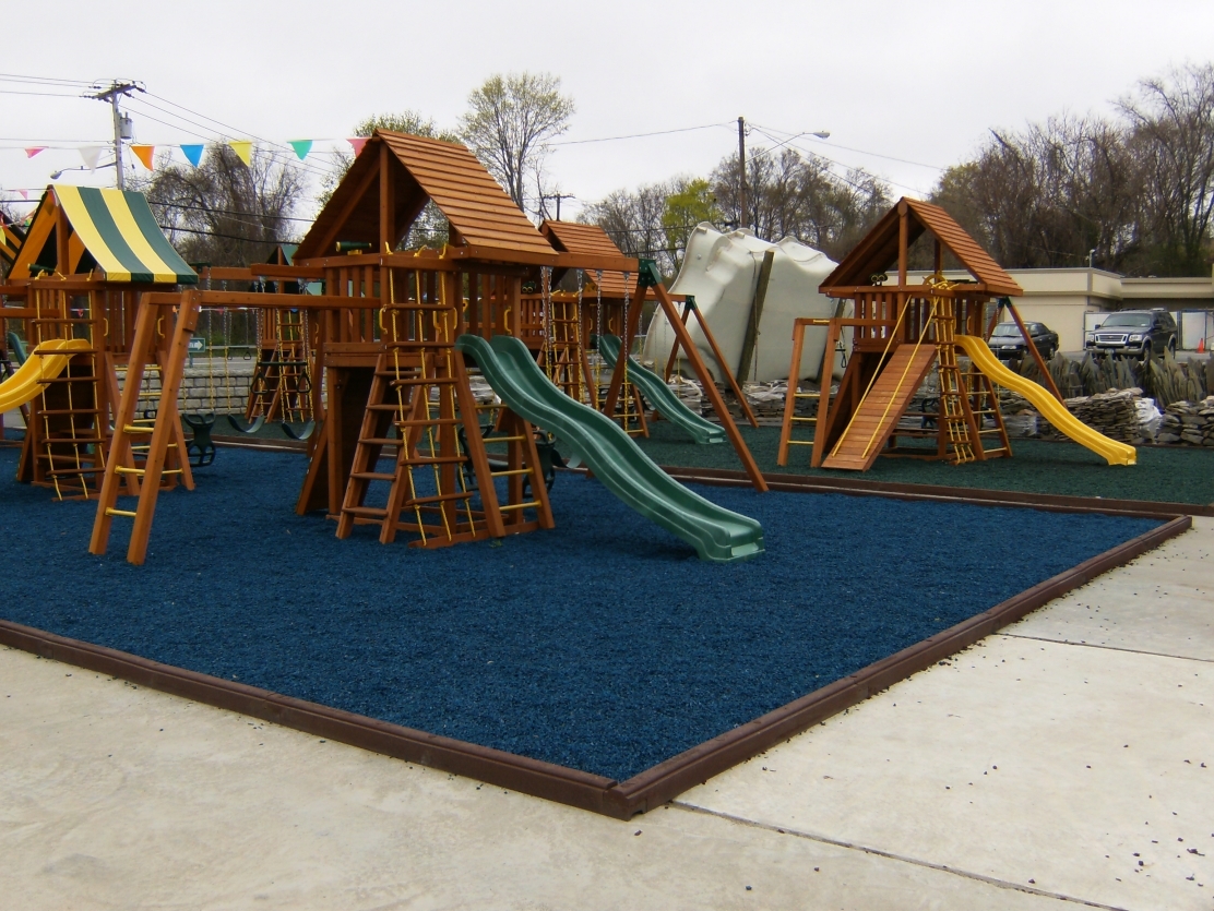 Rubber Mulch for Playgrounds and Landscaping