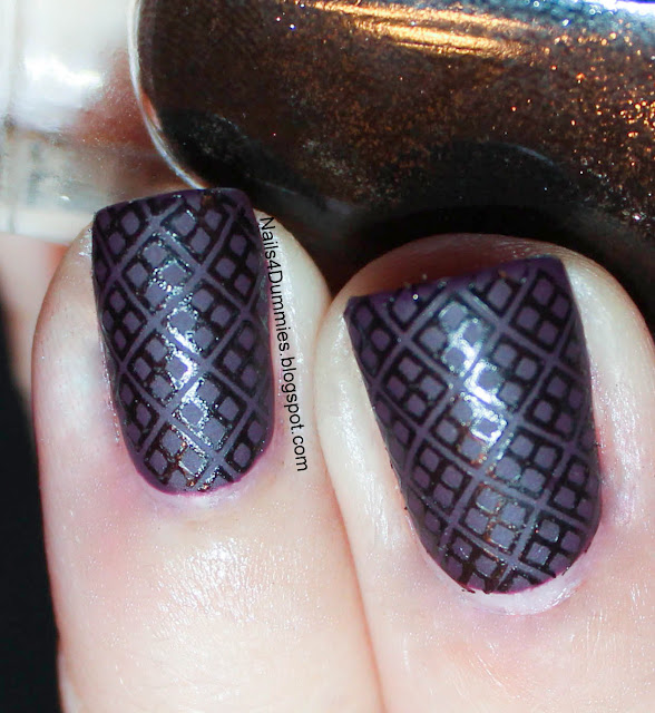 Vampy Stampin' Mani