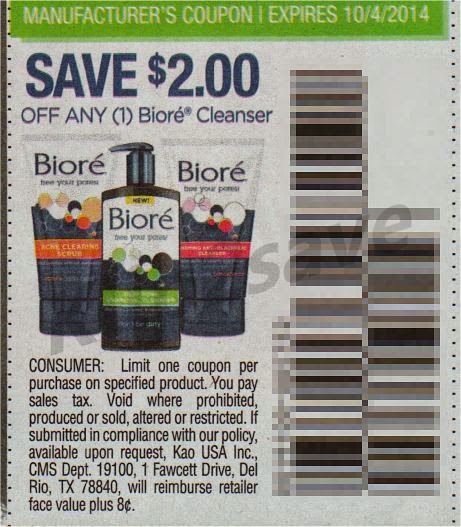 Biore coupons