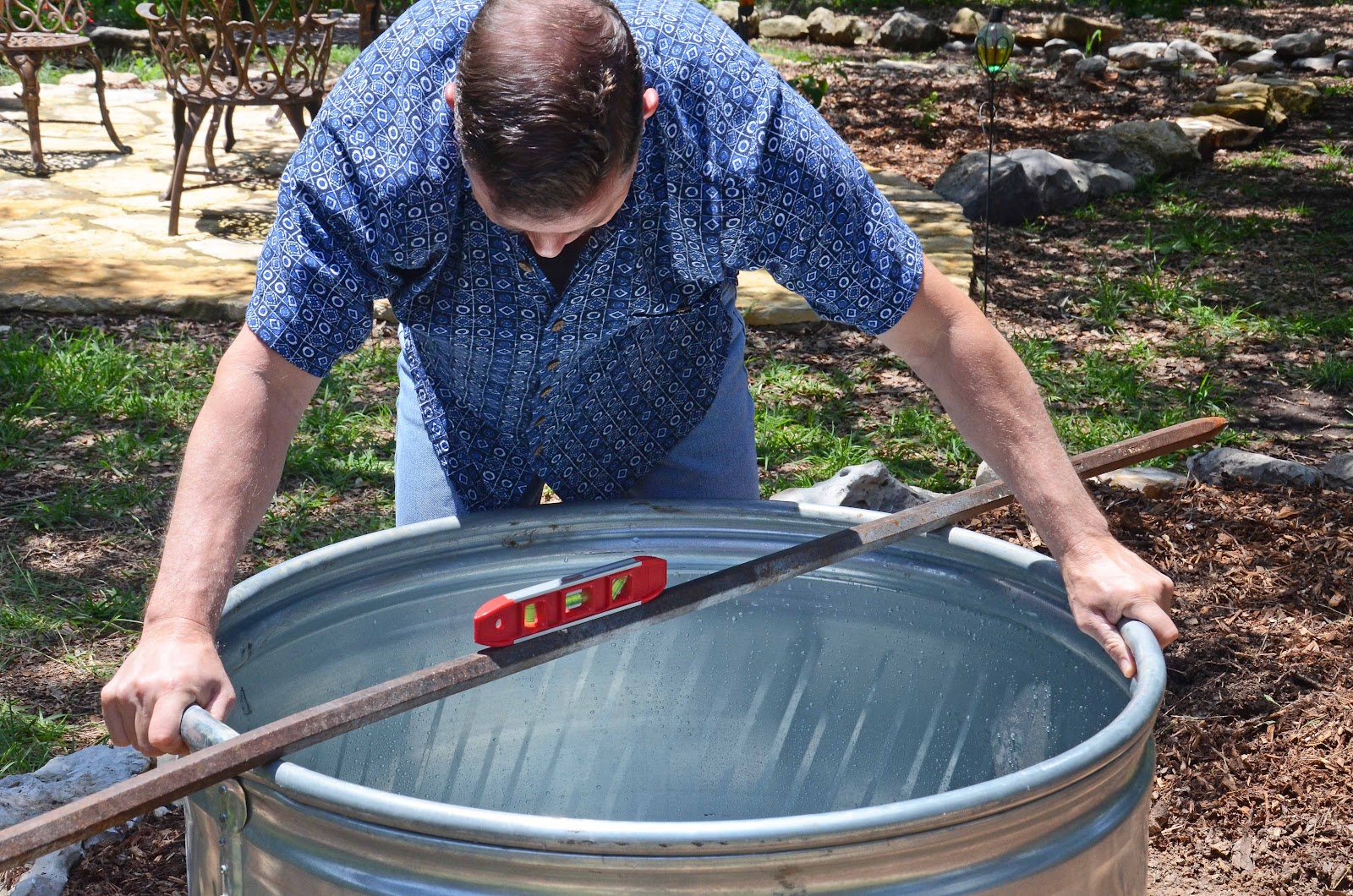 Window on a Texas Wildscape How we made our stock tank