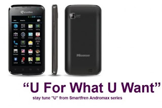 Smartfren Andromax U, Android Terbaru Smartfren Dengan 1,2GHz dual-core Prosesor Smartfren Andromax U, Review, Harga, Spesifikasi