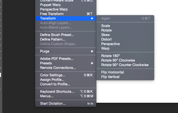 photoshop liquify tool causing fragments