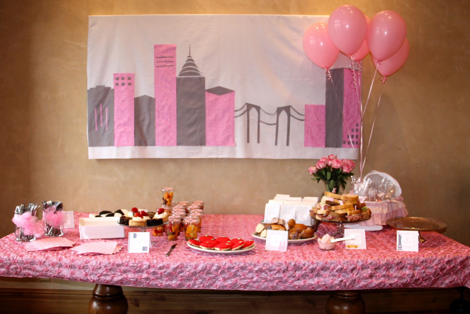 HEADLINES FROM THE HOLTS Kimber's NYC theme Baby Shower in Park City!