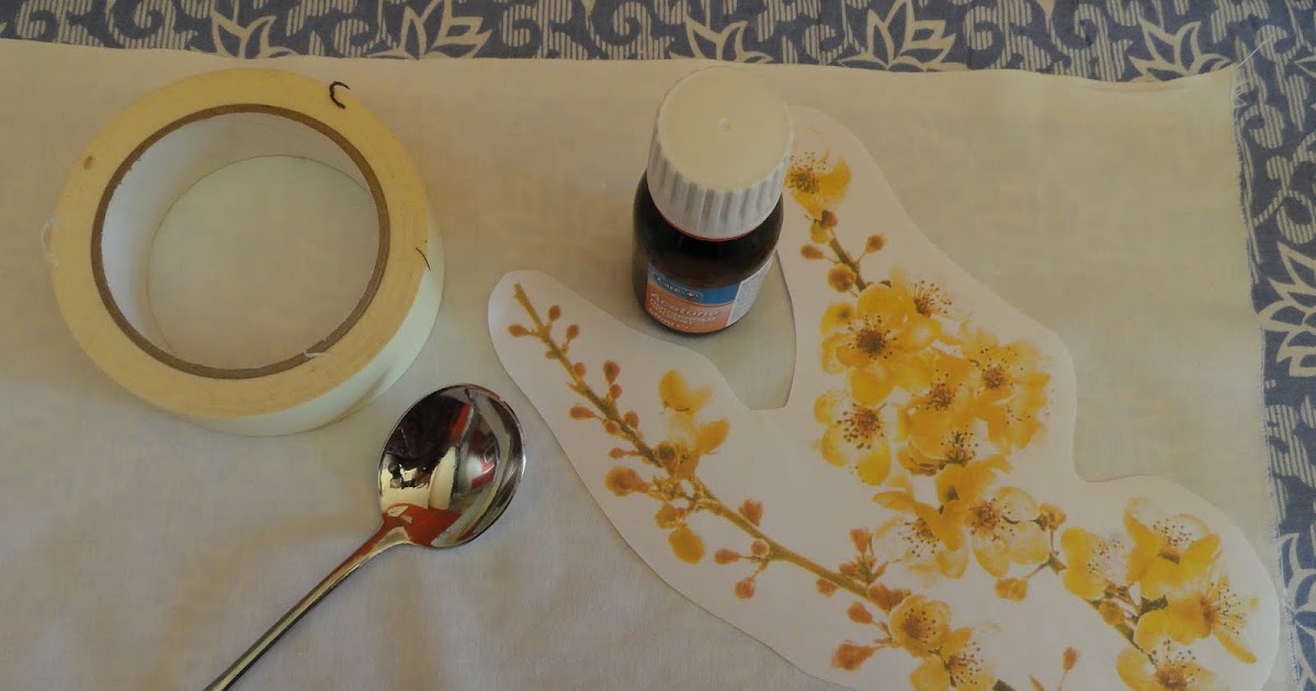 Embroidery with an Edge Tutorial Acetone Transfer Print