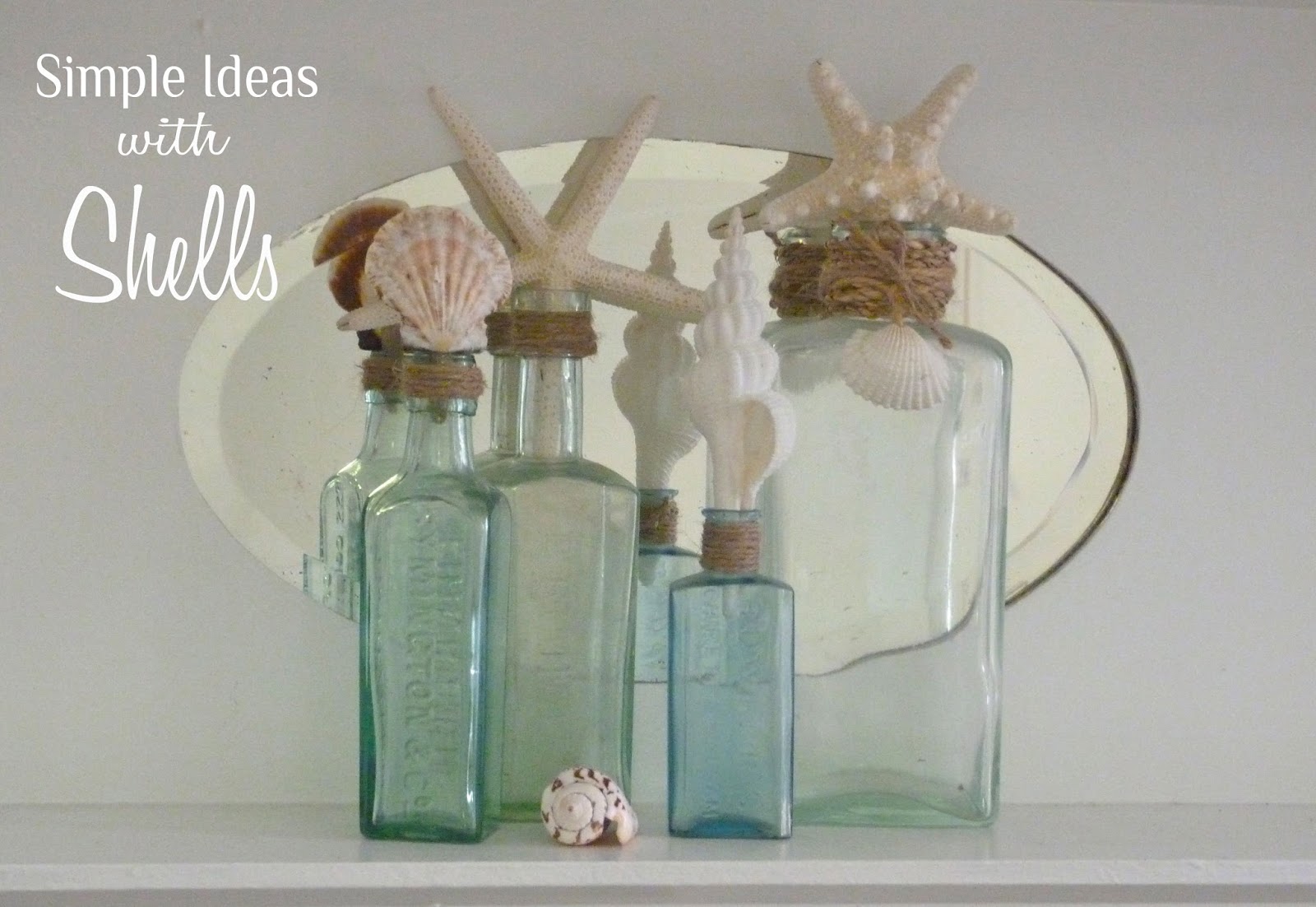 beachcomber decorating with shells font that looks like rope