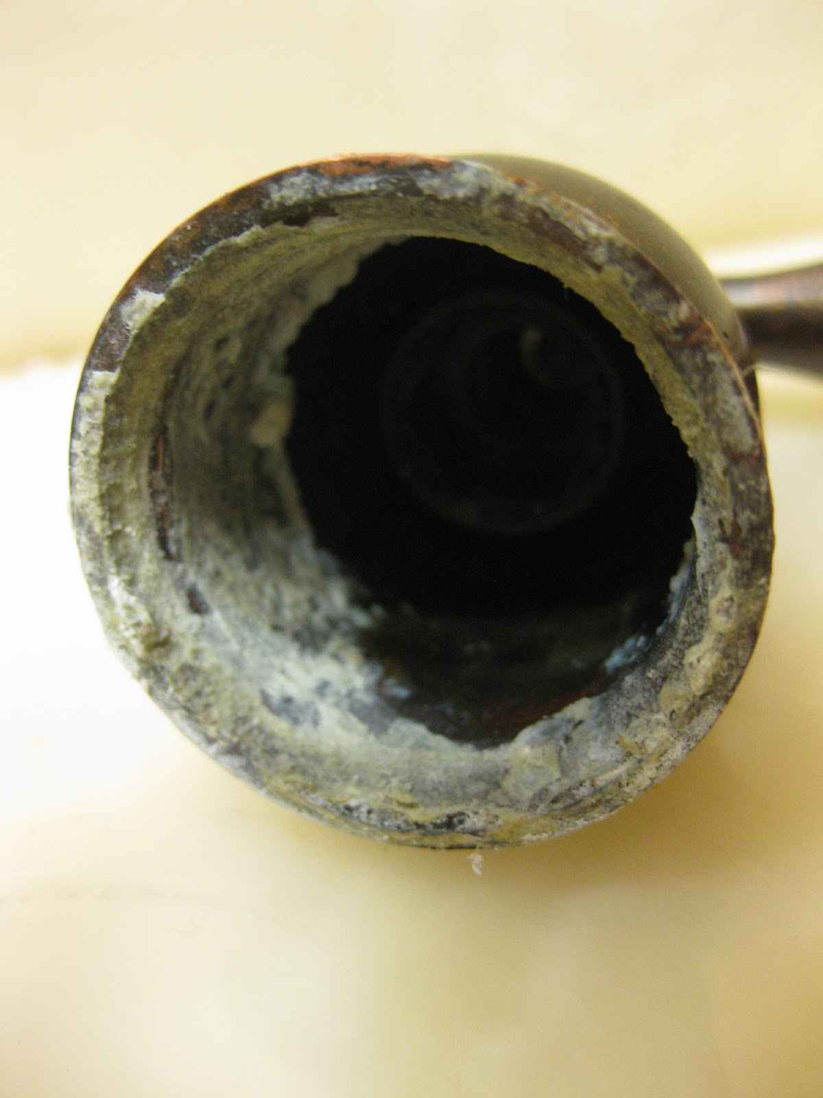 Homeowners and DIYers Calcium deposits on bathroom faucet