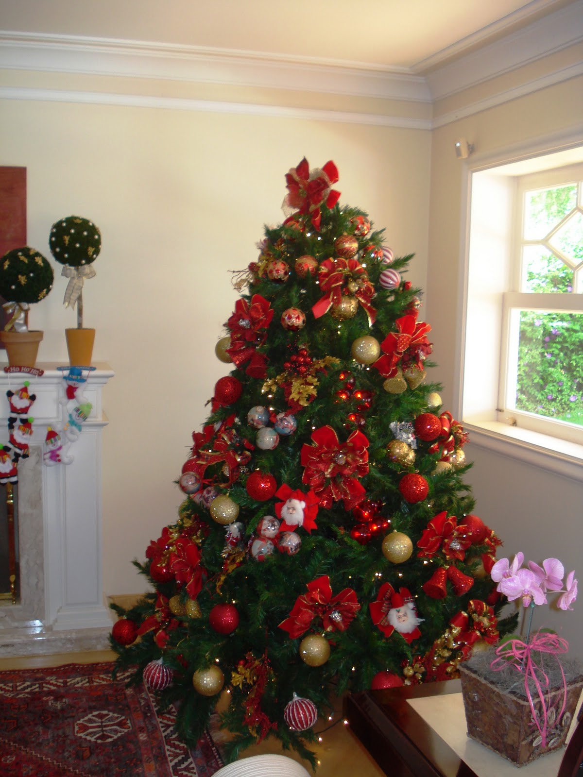 decoração arvore de natal vermelho e branco algod 227 o doce e cia dezembro 2011 decoração arvore de natal vermelho e branco algod 227 o doce e cia dezembro 2011