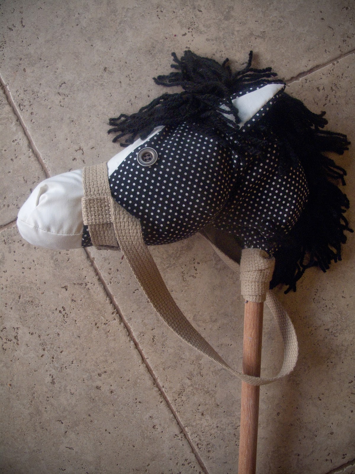 The Matt and Dani Family Blog Homemade Stick Horse