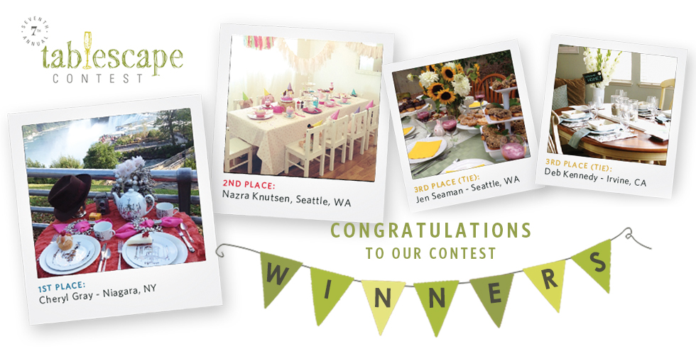 Tablescape Contest Winner! homewardFOUND decor