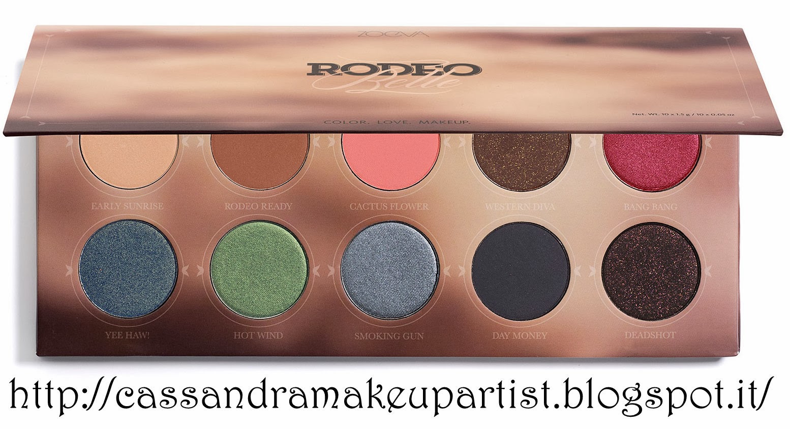 ZOEVA - Nuove Palette -  new palettes - INCI - Pot - 2014 - price -  Naturally Yours  - Rodeo Belle  - Love is a Story  - Retro Future