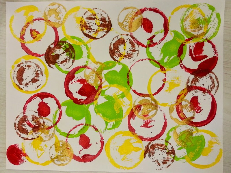 Choices for Children Geometric Bottle Cap Prints