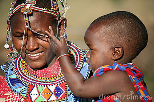 Fotos Comoventes de Mães Africanas