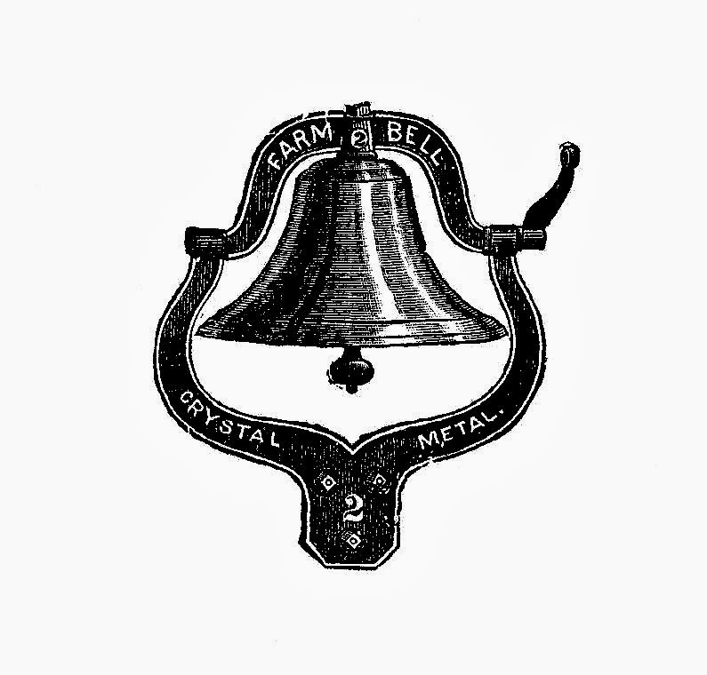 Vintage+Bell+&+Howell+Projectors ... Design: Free Bell Digital Stamp: Vintage Illustration of Farm Bell