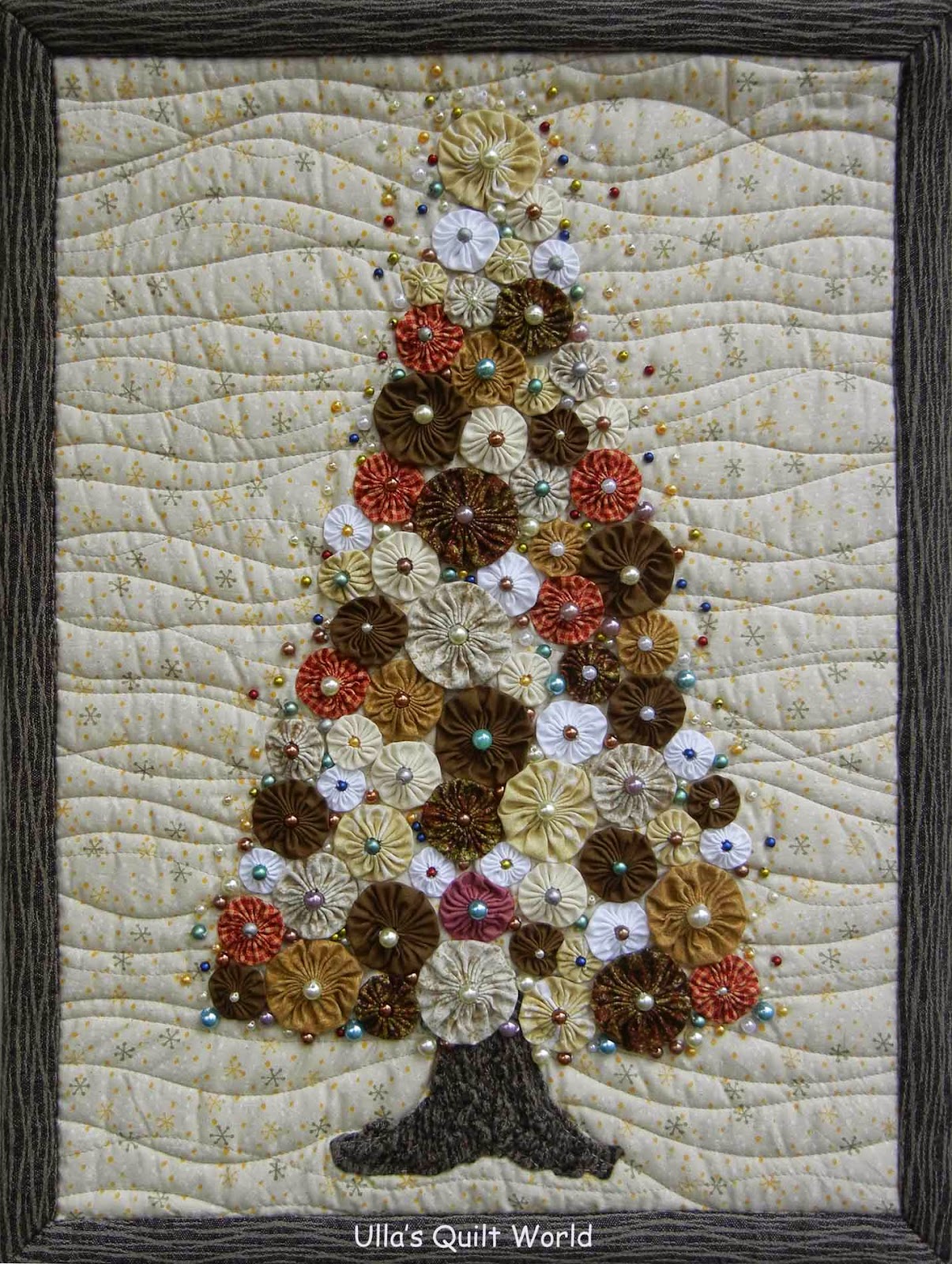 ullas quilt world christmas tree quilt yoyo christmas tree quilt