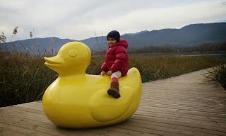 Moby Duck il·luminació in&out Moby Duck ànec fibra de vidre Andreu Carulla
