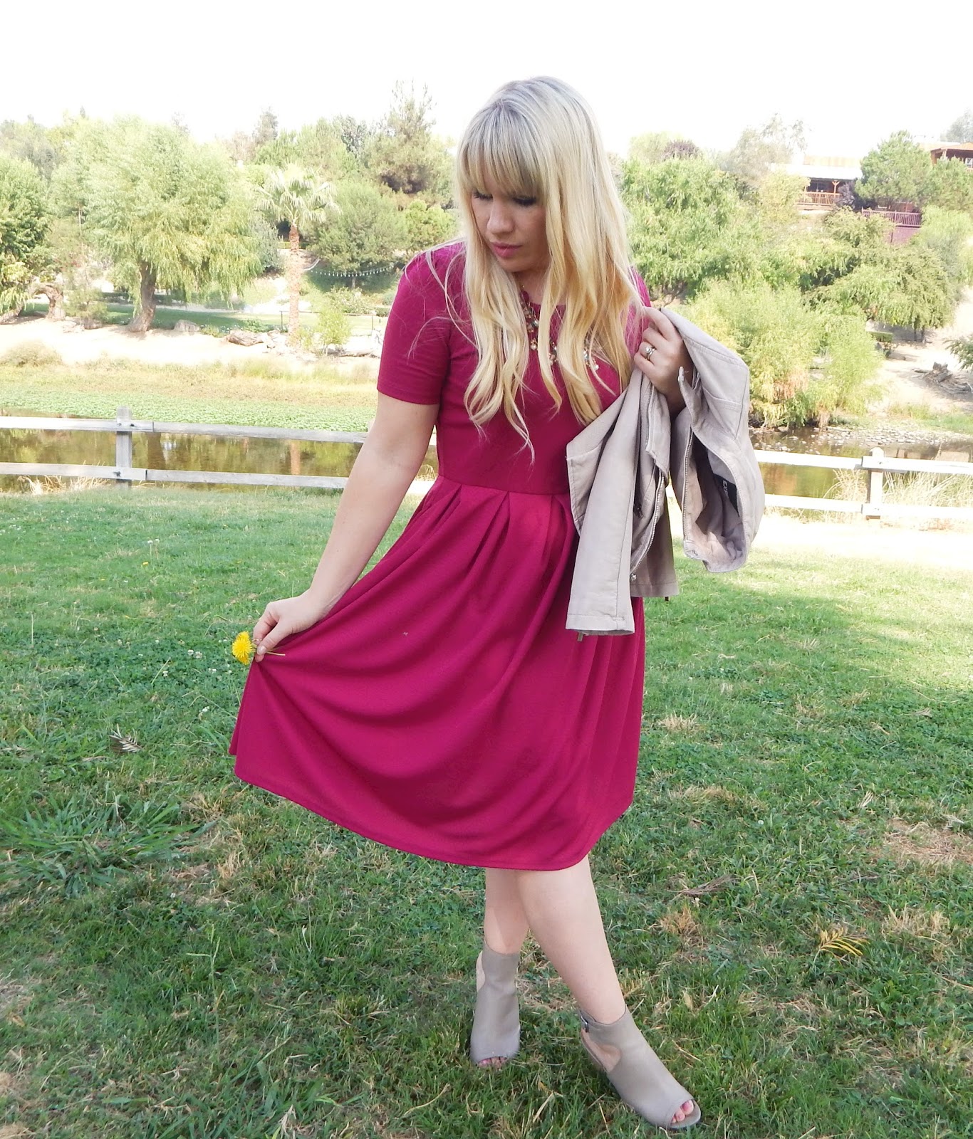Plum and Blush Outfit Idea