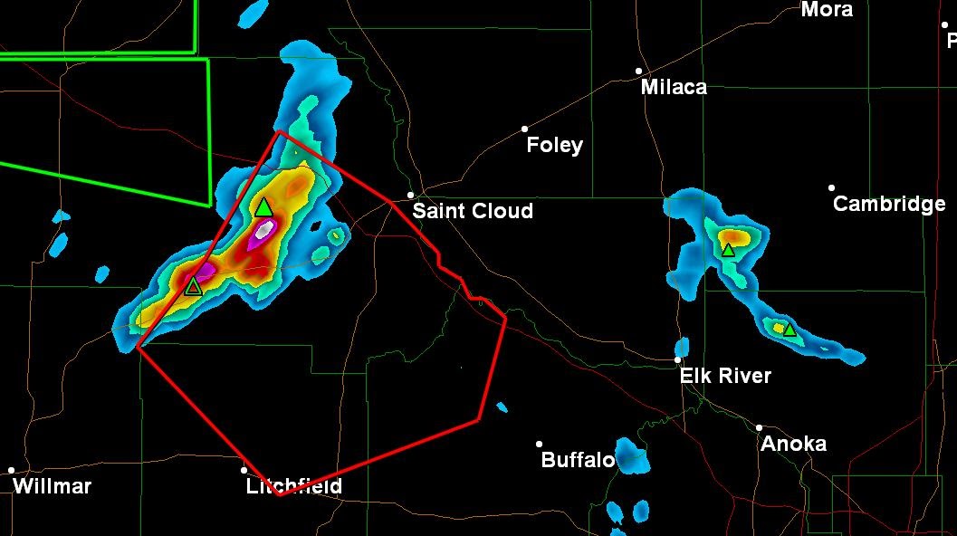 Paul Douglas St. Cloud Times Forecast Severe Storm Warning for St